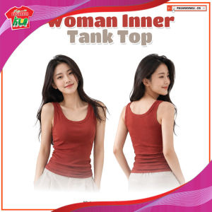 Women Tank Top Cotton Sleeveless Inner Shirt Comfort Fit Round Neck Breathable Stretchable Freesize