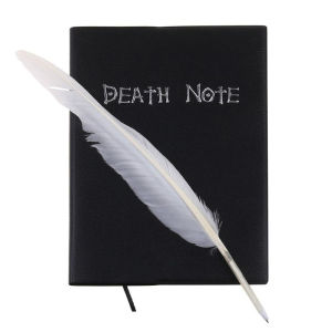 Death Note Feather Pen Notebook Cartoon Japan Animation Anime Diary Writing Cosplay Theme Book