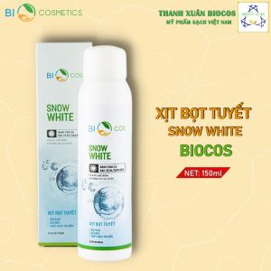 Xịt Kem Chống Nắng Body Nâng Tone Chống Nước Dưỡng Trắng Dưỡng Ẩm Và Bảo Vệ Da An Toàn Xịt Bọt Tuyết BIOCOS Snow White SPF45 150ml.