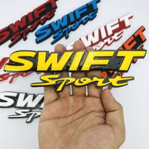 EMBLEM MOBIL  SWIFT SPORT VARIASI MOBIL SUZUKI DENGAN HURUF TIMBUL 3D BAHAN FIBERGLASS