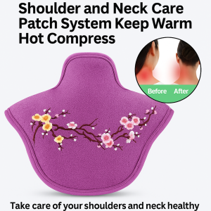 Electric Heating Sea Salt Neck And Shoulder Treasure For Muscle Pain Relief Heating Pad For Cervical Spine Wormwood Moxa Pad