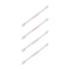 Pack of 4 Tennis String Dampeners Multicolor Shock Absorbers Tennis Racket Vibration Reducers for Enhancing Control