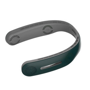 พัดลมคล้องคอ พัดลมห้อยคอ การปรับ 3 ระดับ ไม่ต้องถือ ไม่ใช่ใบพัด พัดลมพกพา พัดลมมือถือ Neck Fan พัดลมห้อยคอ ชาร์จUSB พัดลมระบายความร้อน