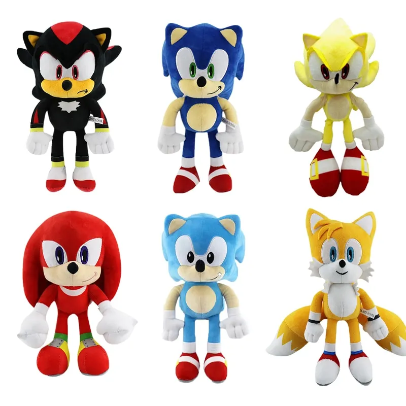 Sonic Styles Shadow Plush Toy 30CM Amy Rose Knuckles Tails Plush