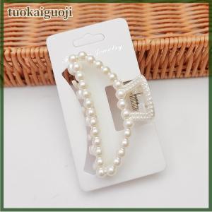 tuokaiguoji 50pcs Display Cards For Hair Claw Clip Paper Card Headdress Card Hair Decoration Package DIY Jewelry Cardboard Package Hair Clips Craft Hang Tag Card