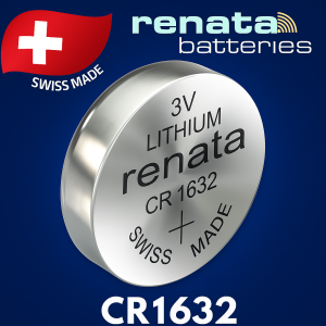 𝗥𝗘𝗡𝗔𝗧𝗔 CR1632 ถ่านกระดุม 3V ถ่านนาฬิกา ถ่านเหรียญ กระแสไฟดี รีโมท ของเล่น เครื่องมือวัด อุปกรณ์ช่าง