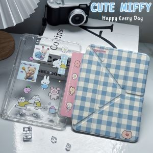 เคสน่ารักใสป้องกัน iPad Smart Case สำหรับ iPad Air7/6/5/4 iPad10/11 A16Pro2024 Air M3/M2 2025 กันรอย
