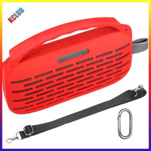 Silicone Cover Case with Handle & Shoulder Strap Protective Skin Sleeve for Bose SoundLink Flex 2nd Gen Accessories