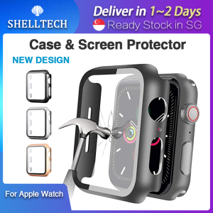 [SG] Apple Watch 9 Case with HD Screen Protector (38mm/40mm/41mm/42mm/44mm/45mm/49mm) for iWatch 10/9/8/7/6/5/4/3/2/1/SE/Uitra/Uitra 2