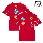 2025 F1 T Shirt Men Racing Suit + Scuderia Ferrari Team F1 Jersey Summer Men&Women Short Sleeve T-Shirt