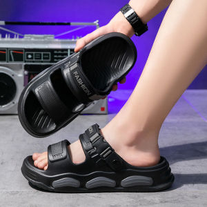 [Free Shipping] MenS Summer Outdoor Sandals With Thick Soles Wear-Resistant Beach Sandals Non-Slip And Odor-Resistant Slippers For Driving
