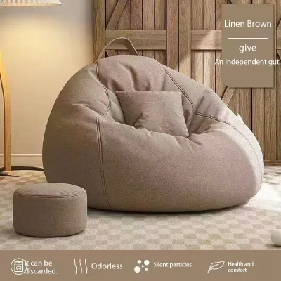 (Ready Stock) Bean Bag sofa M L XL Lazy Cozy Sofa Chair Sofa Bean Bag with Fillings Bean Bag FullSet Home