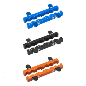 2pcs xe đạp phía trước ngã ba trung tâm kẹp phía sau sốc đồ đạc Vise hàm công cụ sửa chữa Vise hàm nhôm treo Vise hàm mềm