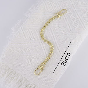 YAFEN NK Chain Bag Chain Single Shoulder Crossbody Bag Strap Bag Strap Short Multi-colored Metal Chain