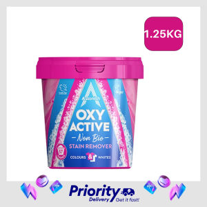 [SG Official Distributor][Made in UK] Astonish Oxy Active Non Bio Stain Remover Laundry Detergent Powder for Colour and Whites Remove Stains Eliminate Odour 1.25KG / 3KG