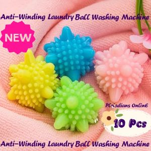 👉 READY STOCK 👉🇲🇾 ( 10pcs ) Anti-winding Washing Machine Starfish Solid Cleaning Ball Super Strong Decontamination Laundry Ball Jualan Murah