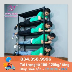 Giá Tốt Kệ Vinatech Cao Cấp Kệ Gài Không Cần Dùng Ốc Vít (Dài 1m2 x Rộng 40cm x Cao 2m) x 5 Tầng