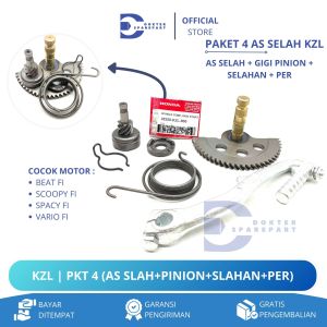 KZL (PAKET 4 HEMAT) AS SELAH + PINION + SLAHAN + PER + BEAT VARIO FI / ENGKOLAN / SELAH / KIK STATER