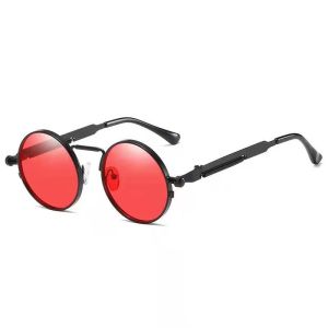 Adjustable Light Reduction Sunglasses Vintage Round Glasses Steampunk Flip Glasses Sunglasses Retro Male Female for Women Men