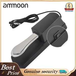 ammoon Piano Keyboard Sustain Damper Pedal black
