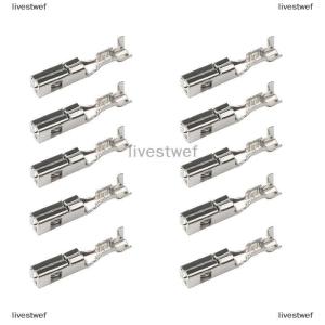[COD] livestwef 10 Pcs 2.8MM Car ECU Brass Crimp Terminal Wire FCI Big Pins For Connector DJ627-2.8A DJ616A-2.8x0.8B