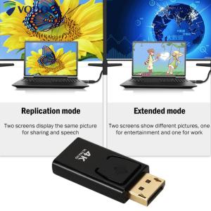 CODto HDMI-compatible Converter for PC TV Displayport Male to 4K Video Female Adapter
