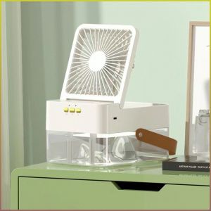 Spray Fan Indoor Mini Fan Water Refilling Cool Breeze Cycle Summer Low Voltage Safety Mood Multifunction