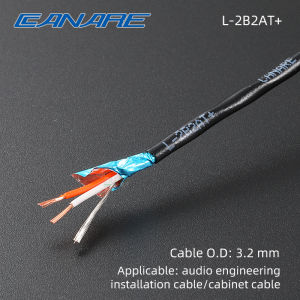 CANARE 2-core Shielded Audio Signal Connecting Line  L-2B2AT+ OD:3.2mm Engineering Install Thin Wire Earphone Repair DIY madein China