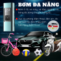 Bơm lốp xe ô tô mini 5 trong 1 lực nén tới 150PSI lưu lượng khí 45L/phút, có thể bơm ô tô xe máy xe đạp và các loại bóng.... 