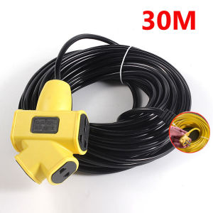 Cuộn Dây Điện Dài 30M Kèm Ổ Cắm Phích Cắm Đúc Chịu Lực Cao Đa Năng Tiện Lợi Dài 5M/10M/30M Dây Cấp Nguồn 220V