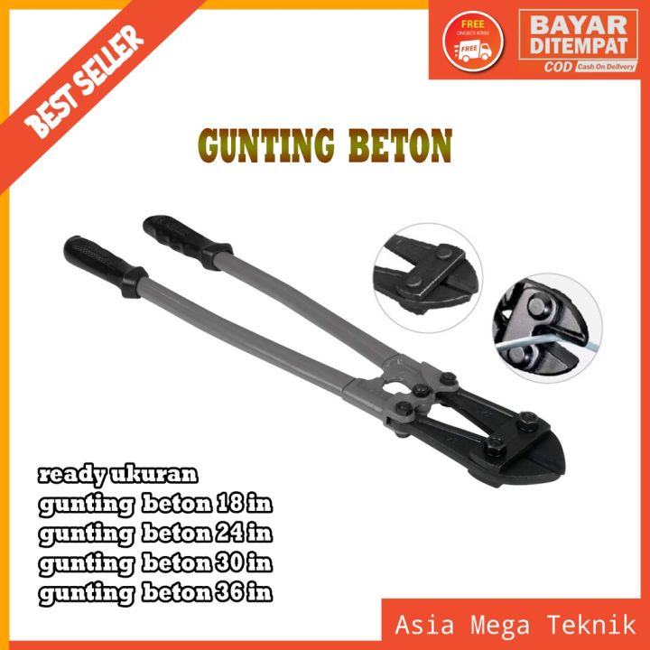 [TURUN HARGA] KDK Bolt Cutter 18Inch Gunting Pemotong Baut Besi Flat Baja Ringan / Gunting Beton / Bolt Cutter Asia Baut Teknik