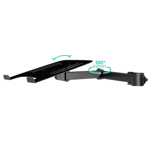 PIPO Dual Arm Monitort Mount Adjustable Monitor Arm Mount with Clamp Monitor Mount Bracket Computer Monitor Desktop