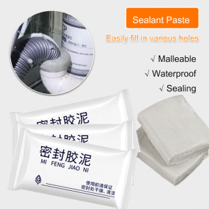🔥【White Sealing Putty】Specially Used For Filling Wall Holes And Air Conditioning Holes Plastic Rubber Putty For Sealing Sewer Pipes And Insect Prevention Plastic Steel Putty Ready To Use No Construction Required Sealing Putty