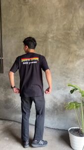 Impact T-shirt - Flag Reggae - Black White - Cotton combed 24s T-shirt Lelaki Tshirt Lelaki