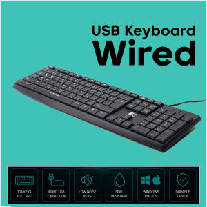 USB Mini Keyboard Suitable For Business Office Work For Windows / Linux / Laptop / PC / DESKTOP HEATZ