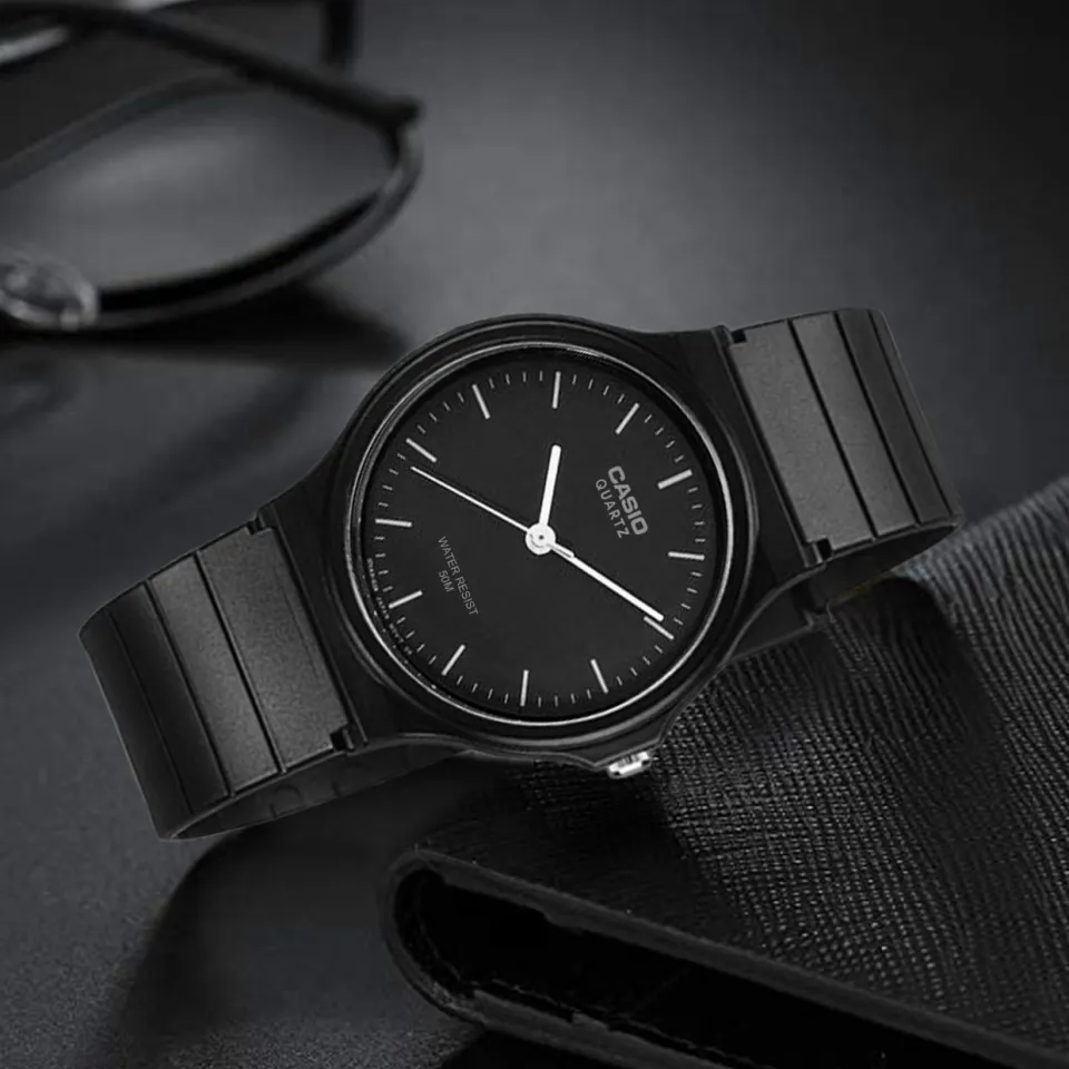 JAM TANGAN CASIO STRAP RUBBER BALOK JAM TANGAN PRIA WANITA KASUAL