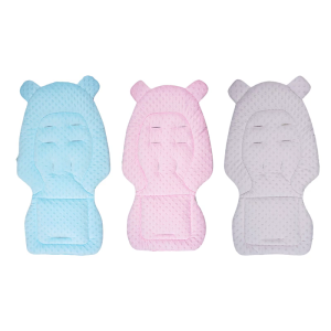 Bông nhung chấm ủng hộ Xe đẩy chèn có thể tháo rời chống trượt đệm mềm bông pad cho pram highchairs 81x41cm