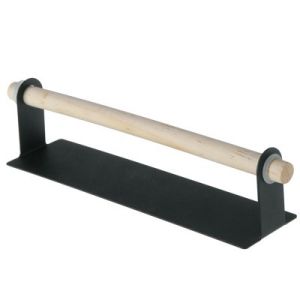 Multifunctional Self‑Adhesive Towel Rack Wooden Wall Hanging Paper Holder Detachable Organizer for Toilet Kitchen