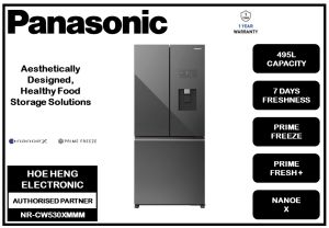 PANASONIC 495L PRIME + EDITION REFRIGERATOR / NR-CW530XMMM