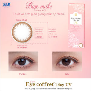 Contact lens kính áp tròng màu SEED 1 ngày