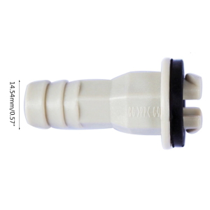 Drain Hose Adapter 17mm/0.67in for w/ Rubber Ring No Leaking Higher Tightness for MEDIA Room AC Extenal Unit