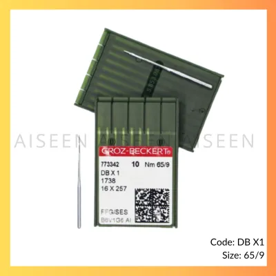 🧵 (Jarum) Groz Beckert Sewing Machine Needle DBX1/(FOR JUKI BROTHER MACHINE)/JARUM MACHINE