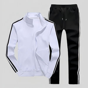 NEW WESTERN Casual Tracksuit Zipper Jackets+Pants 2 Pieces Sets Sportswear Fit Sporting Suit Jogging Sportswear Fitness Clothes