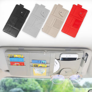 Car Accessories Car Sun Visor Point Type Multi-function Storage Bag For Hyundai Tucson Sonata Santa Fe Creta ix25 ix35 i10 i20 Verna Solaris Mistra Elantra Accent