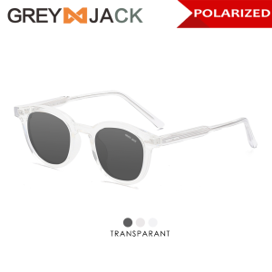 Grey Jack Kacamata Hitam Sunglasses Polarized UV400 Model Kotak Simple Keren TR90+Acetate Laki-laki dan Wanita 9079