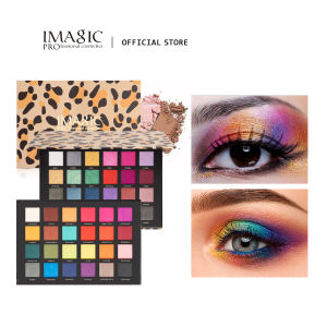IMAGIC Bảng Phấn Mắt Da Báo Hai Lớp Phấn Mắt Kim Sa Mờ 48 Màu