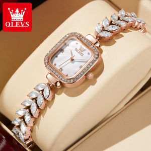 OLEVS Jam Tangan Wanita Anti Air Tahan Original Analog Ekor Putri Duyung Kecil Watch Women Cod