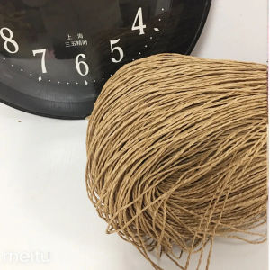 500 g/pcs colorful 2 ply raffia yarn for knitting crochet bag hat DIY cushion paper grass cotton thread comfortable soft