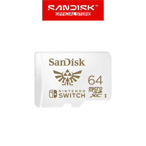 SANDISK® Nintendo®-Licensed Memory Card For Nintendo Switch™ ~ 64GB (SDSQXAT-064G-GN3ZN)