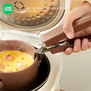 100% Hàng Chính Hãng Line Friends Kẹp Bát Kẹp Chống Bỏng Kẹp Giữ Bát Bằng Thép Không Gỉ 416 Kẹp Giữ Nồi Chống Nóng Kẹp Giữ Nồi Đa Năng Dùng Trong Nhà Bếp LFB76/LFB88/LFB95/LFB331